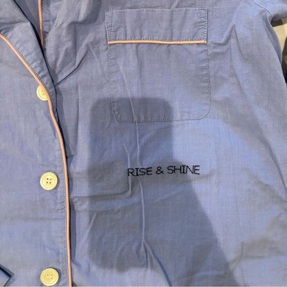 Madewell “Rise and Shine” Pajama Shirt Dress